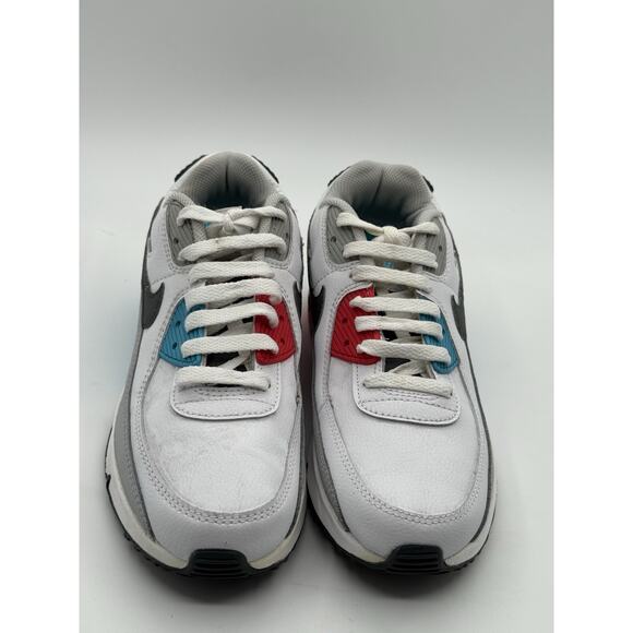 Nike Air Max 90 LTR (PS) White Chlorine Blue CD6867-108 Little Kids - Size 6Y - Picture 2 of 11